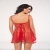 M4043-KIRMIZI T�L FANTEZ� GECEL�K